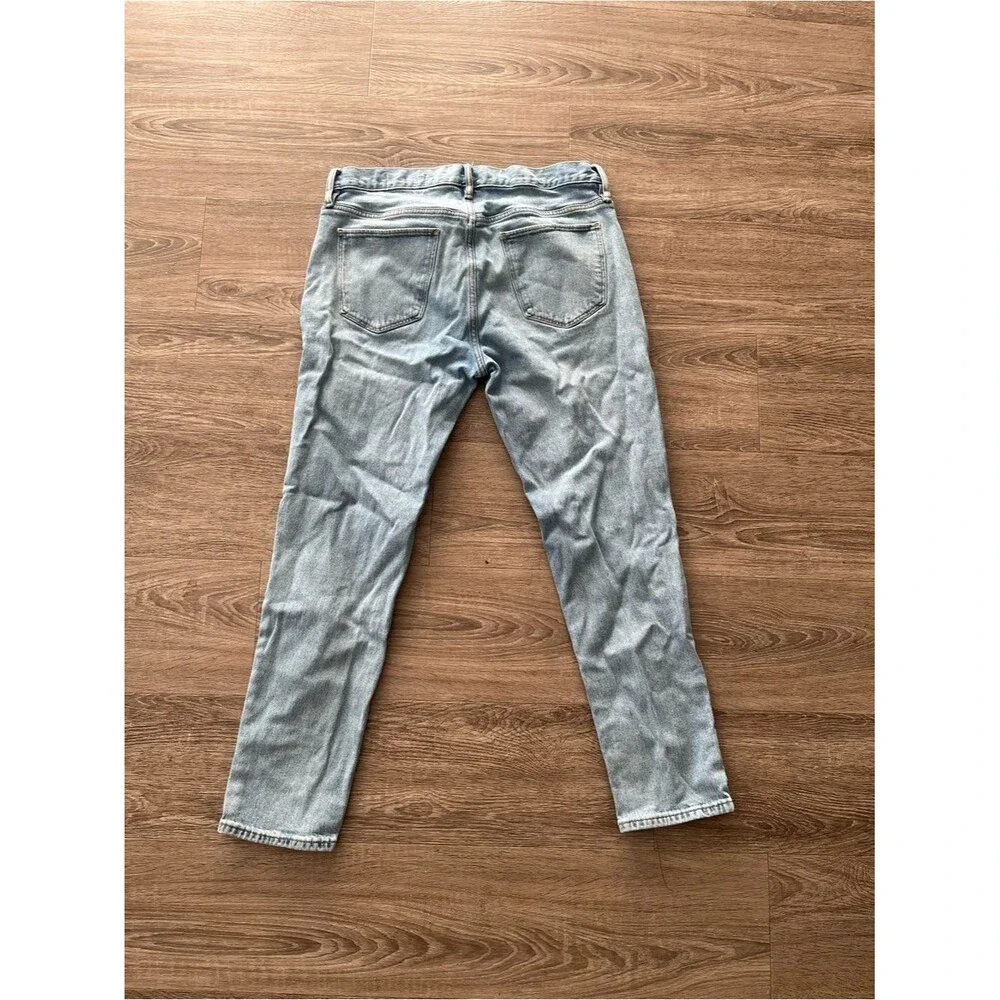 Banana Republic Standard Slim Fit Jeans Mens 34x30 Light Wash Stretch Denim